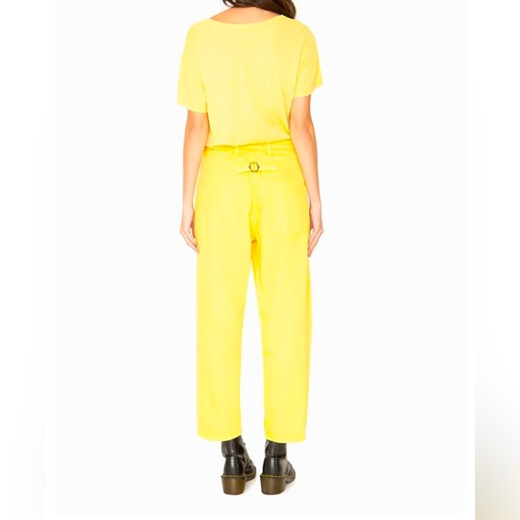 sr vs sandrine Denim - NEW SR vs Sandrine Rose Buttonfly Yellow High Rise Jeans Size 29